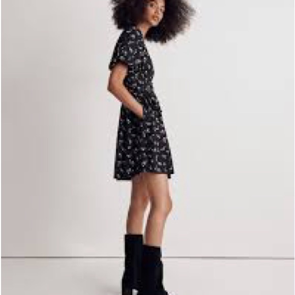 Madewell Challis Sophia Mini Dress in woodland floral - Picture 4 of 7